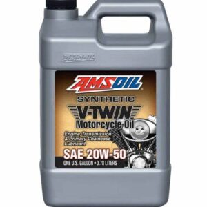 20W-50 Synthetic V-Twin Motorcycle Oil 1 Gallon ( 3.78 Liters)