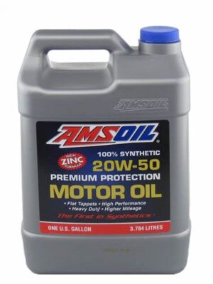 SAE 20w-50 Synthetic Premium Protection Motor Oil - 1 Gallon (3.78Liter)