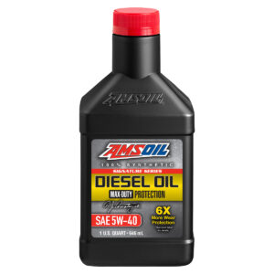 AMSOIL Signature Series 5W-40 100% Synthetic Max-Duty Diesel Oil - Quart (946ml)
