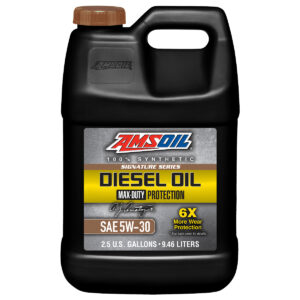AMSOIL Signature Series 5W-30 100% Synthetic Max-Duty Diesel Oil 2.5 Gallon (9.46 liters)