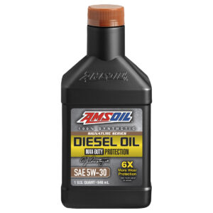 AMSOIL Signature Series 5W-30 100% Synthetic Max-Duty Diesel Oil - Quart (946ml)